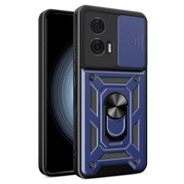 Motorola Edge 50 Fusion Blue TPU+PC Case with Sliding Camera Cover - 1
