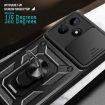 Realme C53/Narzo N53 4G Gold TPU Hybrid PC Case with Sliding Camera Cover - 5