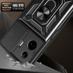 Realme GT3 5G Red Phone Case - Sliding Camera Cover TPU Hybrid PC - 5