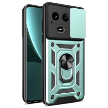 Realme Narzo 60x 5G Mint Green TPU Hybrid PC Case with Camera Cover - 1