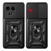 Realme Narzo 60x 5G Black TPU Hybrid PC Case with Sliding Camera Cover - 4