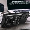Realme Narzo 60x 5G Blue TPU Hybrid PC Case with Sliding Camera Cover - 6