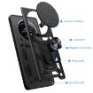 Realme 12 5G Red Phone Case with Sliding Camera Cover TPU Hybrid PC - 3