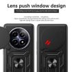 Realme 12 5G Red Phone Case with Sliding Camera Cover TPU Hybrid PC - 4