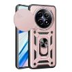 Realme 12 5G Rose Gold TPU Hybrid PC Case with Sliding Camera Cover - 1