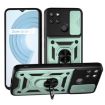 Realme C21Y/C25Y Mint Green Sliding Camera Cover TPU Hybrid Case - 1