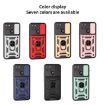 Realme C21Y/C25Y Black TPU Hybrid PC Case with Sliding Camera Cover - 2