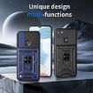 Realme C21Y/C25Y Black TPU Hybrid PC Case with Sliding Camera Cover - 3