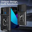 Realme 5 Red TPU Hybrid PC Case with Sliding Camera Cover - 2