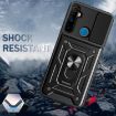 Realme 5 Red TPU Hybrid PC Case with Sliding Camera Cover - 7