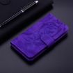 Tecno Spark 30 4G Flip Leather Case - Tiger Embossing Pattern, Purple - 2