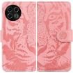 Tecno Spark 30 Pro Pink Tiger Embossing Flip Leather Phone Case - 1
