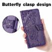 Ulefone Note 16 Pro Dark Purple Embossed Leather Phone Case Cover - 6