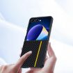 Samsung Galaxy Z Flip7 Ultra-thin Carbon Fiber Texture Case (Black Yellow) - 5