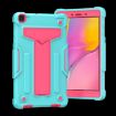 Shockproof Case for Samsung Galaxy Tab A8.0 (2019) T290 - Mint/Rose Red - 2