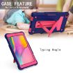 Samsung Galaxy Tab A8.0 (2019) T290 Shockproof Case Navy/Rose Red - 3