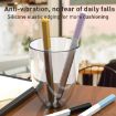 Samsung Galaxy Tab S7 LOVE MEI Silicone Pen Case - Black - 5