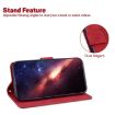 Tecno Camon 40 Pro 4G Red Geometric Embossed Leather Phone Case - 6