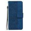 Tecno Spark 30 4G Blue Geometric Embossed Leather Phone Case - 3