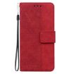 Tecno Spark 30 Pro Red Geometric Embossed Leather Phone Case - 3
