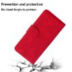 Infinix Hot 50 Pro 4G Red Leather Flip Case - Skin Feel Pure Color - 7