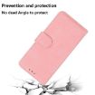 Infinix Hot 50 Pro 4G Pink Leather Flip Case - Skin Feel Pure Color - 7