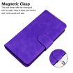 Infinix Hot 50 Pro+ 4G Purple Leather Flip Case - Skin Feel Cover - 6