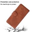 Infinix Hot 50 Pro+ 4G Brown Leather Flip Case - Skin Feel Pure Color - 7