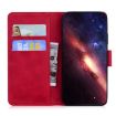 Infinix Zero 40 4G/5G Red Leather Flip Case - Skin Feel Pure Color - 4