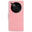 Infinix Zero 40 4G/5G Pink Leather Flip Case - Skin Feel Pure Color - 3