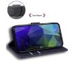 Tecno Camon 40 Black Leather Flip Case - Skin Feel Pure Color - 5