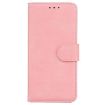 Tecno Spark 30 4G Pink Leather Flip Case - Skin Feel Pure Color - 2