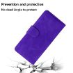 Tecno Spark 30 Pro Purple Leather Flip Case - Skin Feel Pure Color - 7