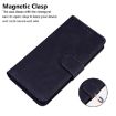 Tecno Spark 30 Pro Black Leather Flip Case - Skin Feel Pure Color - 6