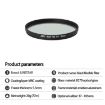 JSR Black Mist Camera Lens Filter 58mm (1/8) - 7
