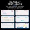 SPOVAN H02 Smart Bracelet - 1.14" TFT Screen, Blood Oxygen & Sleep Monitor - 4