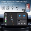 Carbon Fiber USB/USB-C Wired to Wireless Carplay Adapter for iPhone - 3