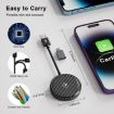 Carbon Fiber USB/USB-C Wired to Wireless Carplay Adapter for iPhone - 5