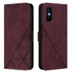 Infinix GT 30 Pro Brown 3D Embossed Flip Leather Crossbody Case - 2