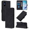 Infinix GT 30 Pro Black 3D Embossed Flip Leather Crossbody Case - 1