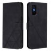 Infinix GT 30 Pro Black 3D Embossed Flip Leather Crossbody Case - 2