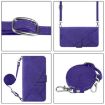 Tecno Camon 40 Premier Purple 3D Embossed Flip Leather Phone Case - 3