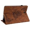 Samsung Galaxy Tab S4 10.5 SM-T830 Brown Butterfly Flower Leather Case - 5