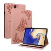 Samsung Galaxy Tab S4 10.5 SM-T830 Rose Gold Butterfly Leather Case - 1