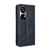 Ulefone Note 17 Pro Blue Leather Phone Case with Magnetic Buckle Retro Design - 3