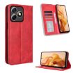 Ulefone Note 18 Ultra Red Leather Phone Case with Magnetic Buckle - 1
