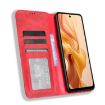 Ulefone Note 18 Ultra Red Leather Phone Case with Magnetic Buckle - 4