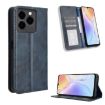 Ulefone Note 20 Pro Blue Leather Phone Case with Magnetic Buckle Retro Texture - 1