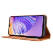 Ulefone Note 21 Leather Phone Case - Magnetic Buckle, Retro Texture, Brown - 5