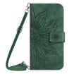 OPPO A5x 4G/5G Sun Flower Embossed Flip Leather Case with Lanyard - 2